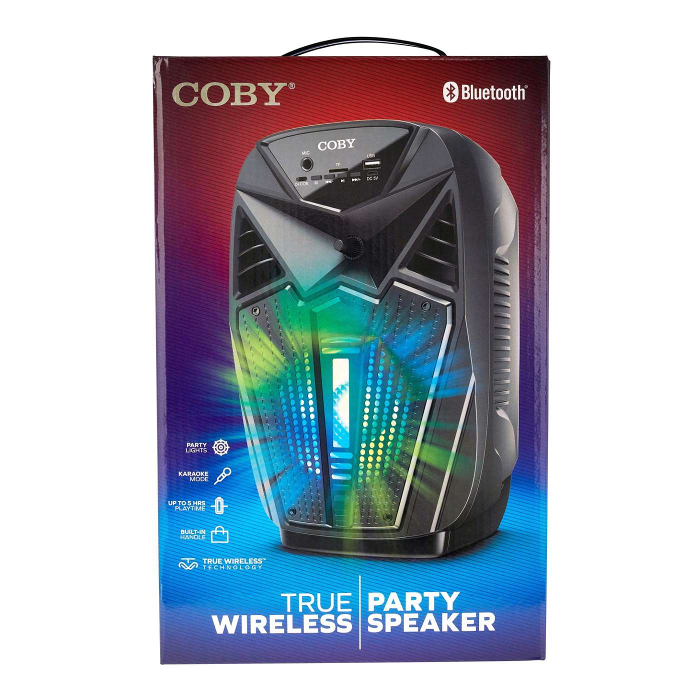 Coby True Wireless Party Speaker; image 3 of 3