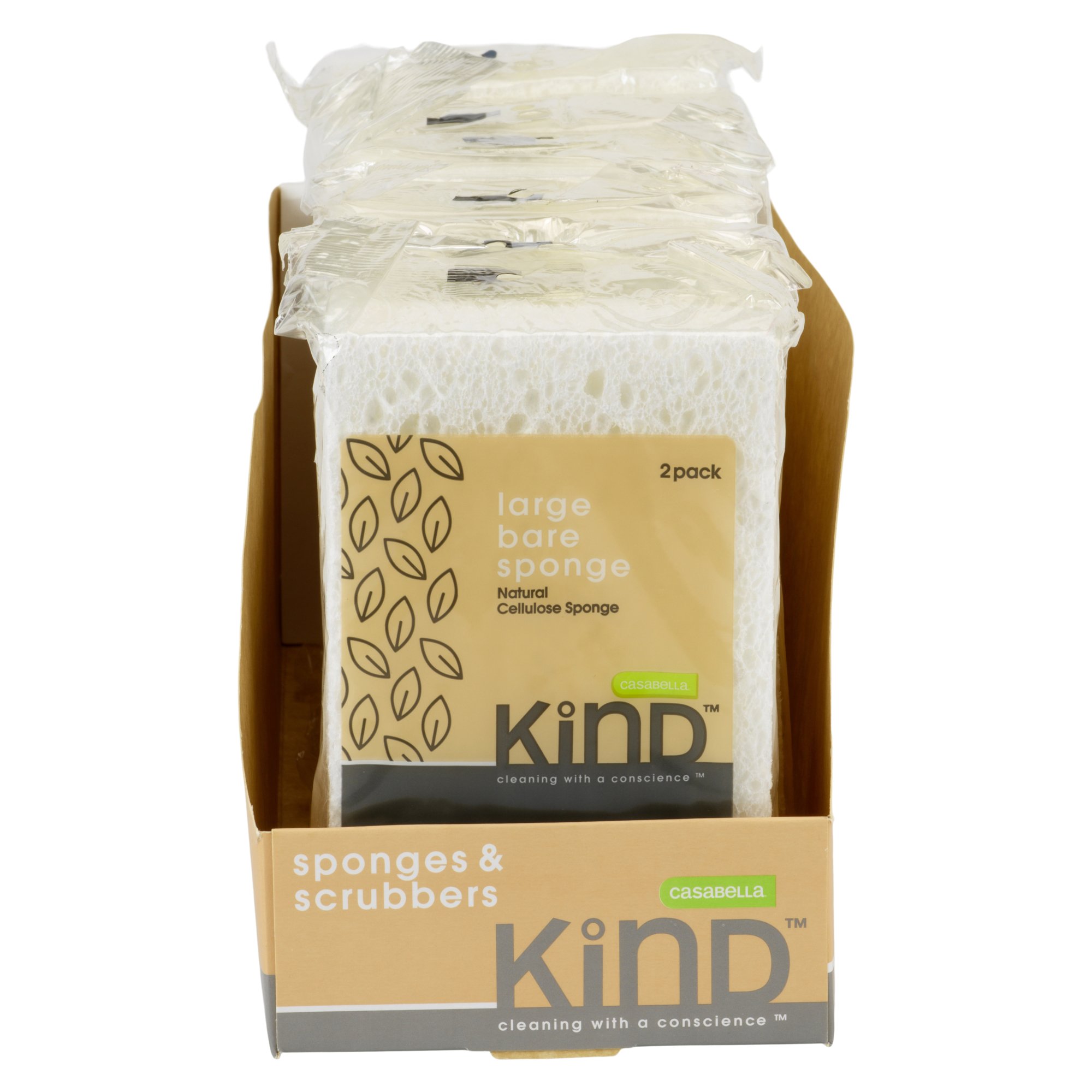 Casabella Kind Large Bare Sponges Shop Cleaning Tools at HEB