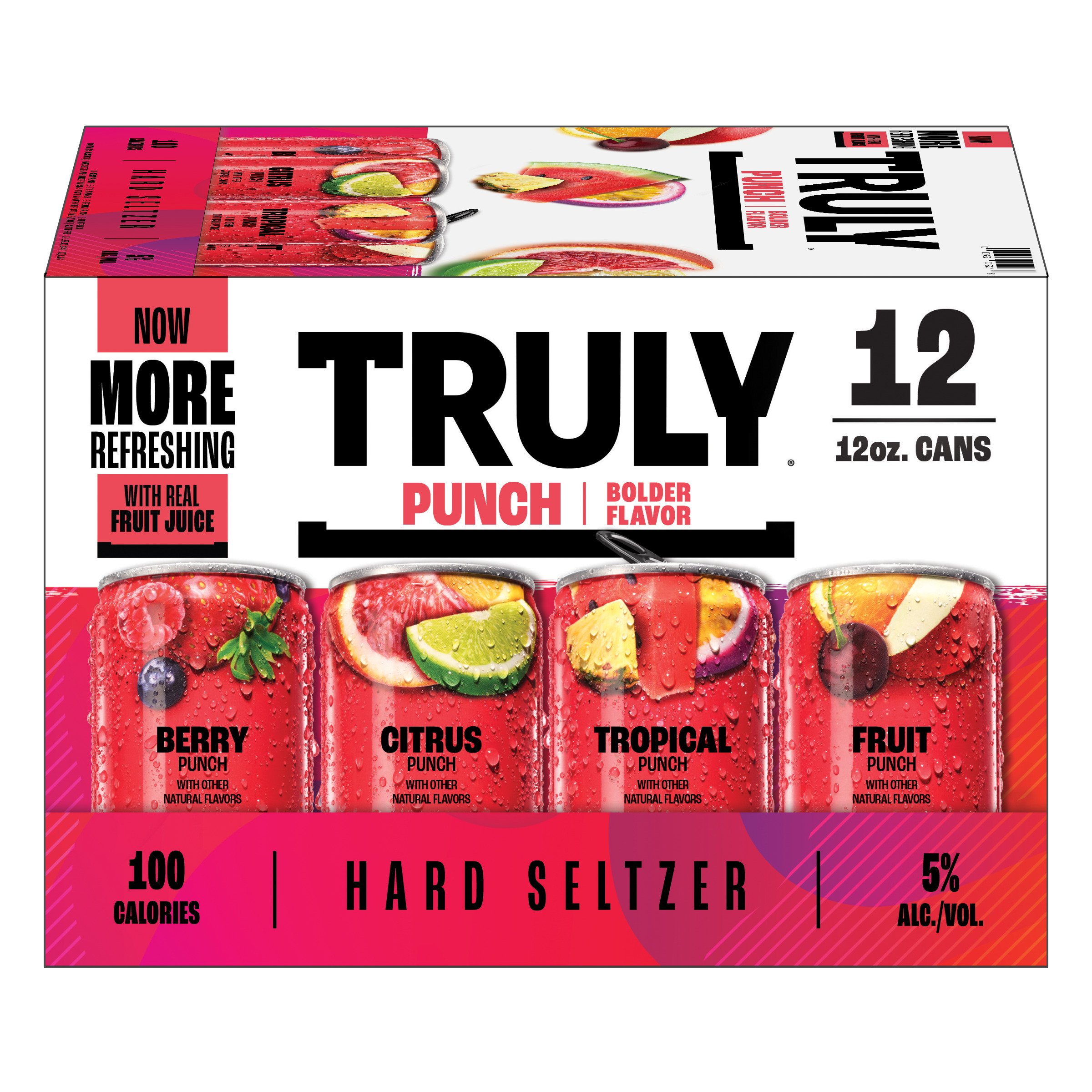 Truly Hard Seltzer Punch Variety Pack 12 Pk Cans Shop Malt Beverages