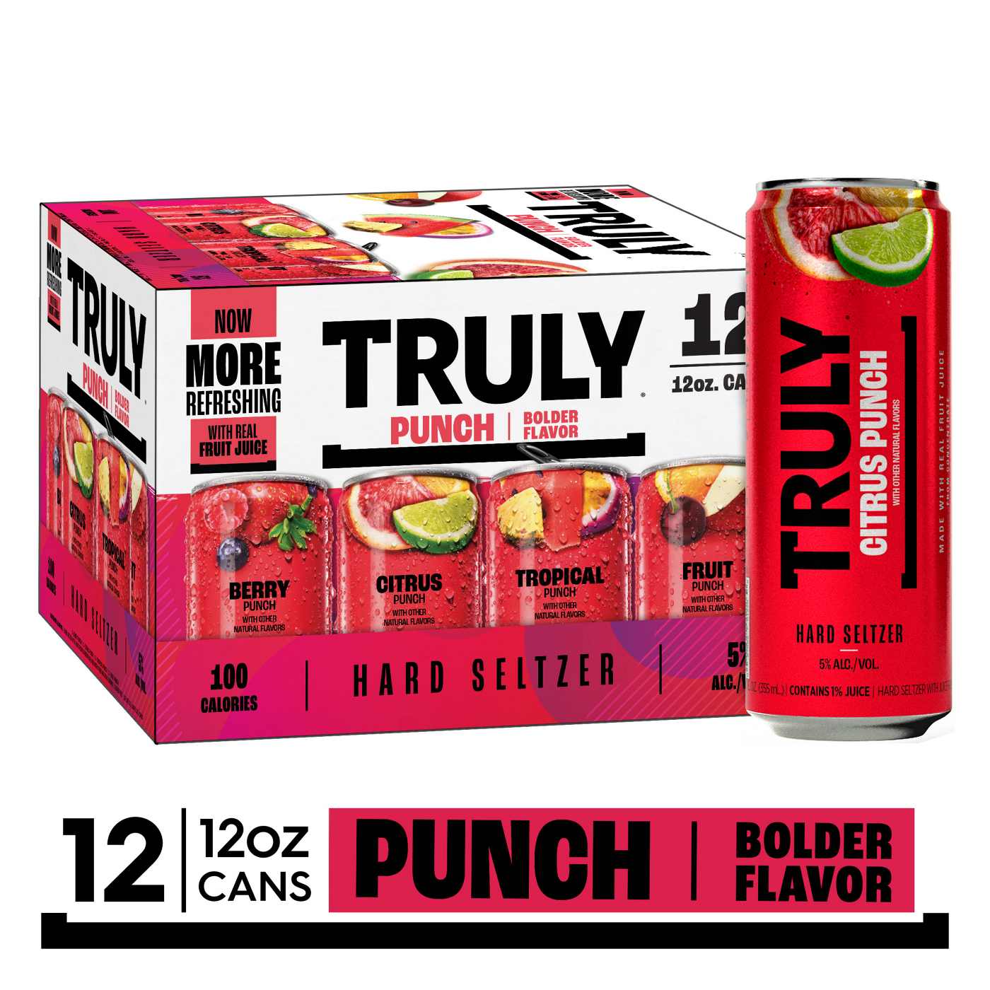 Truly Hard Seltzer Punch Variety Pack 12 pk Cans; image 2 of 3