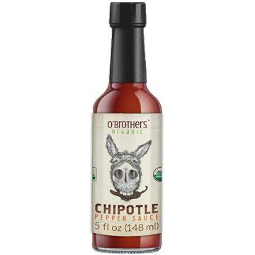 O'Brothers Organic Chipotle Pepper Sauce, 5 oz
