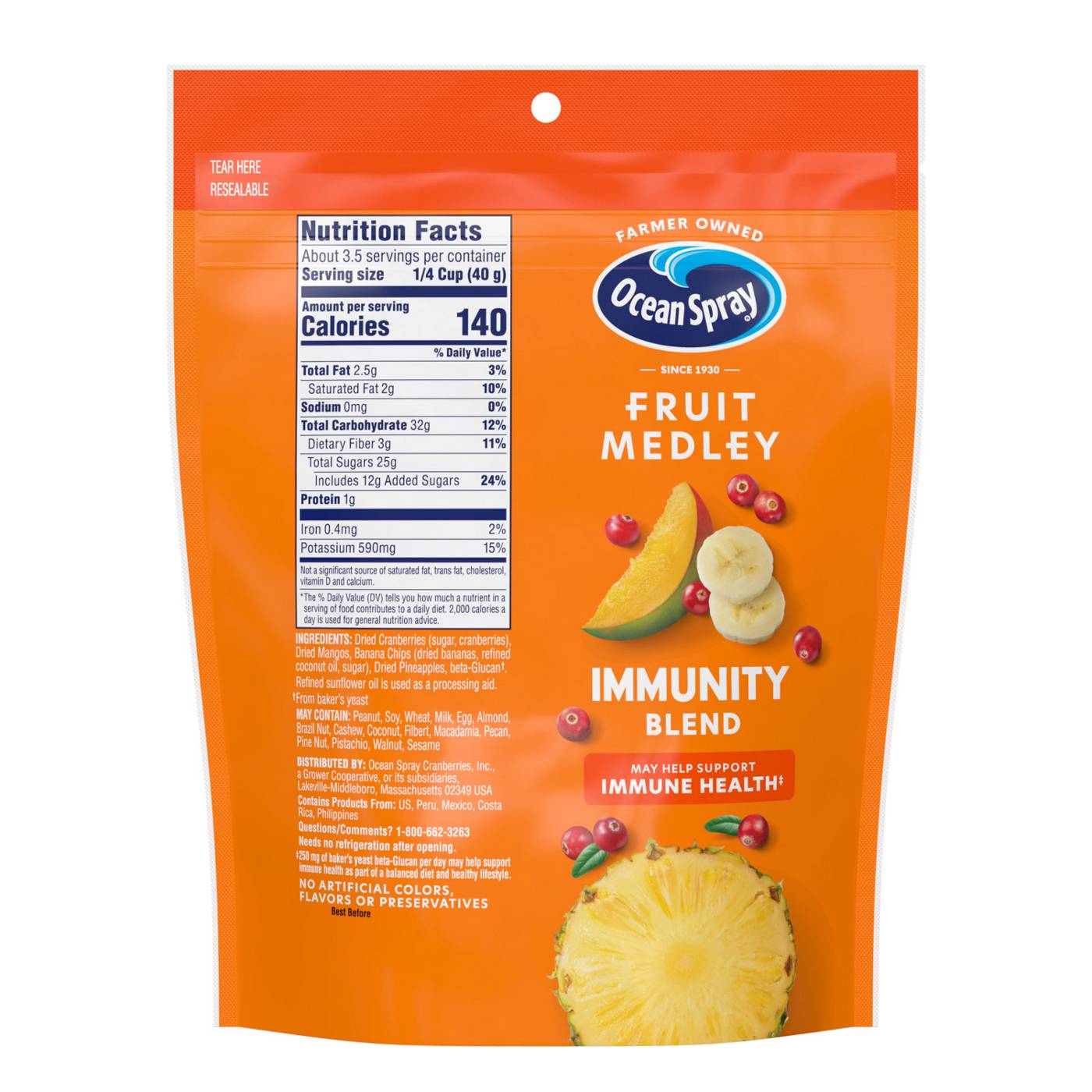 Ocean Spray Immunity Blend Fruit Medley; image 2 of 2