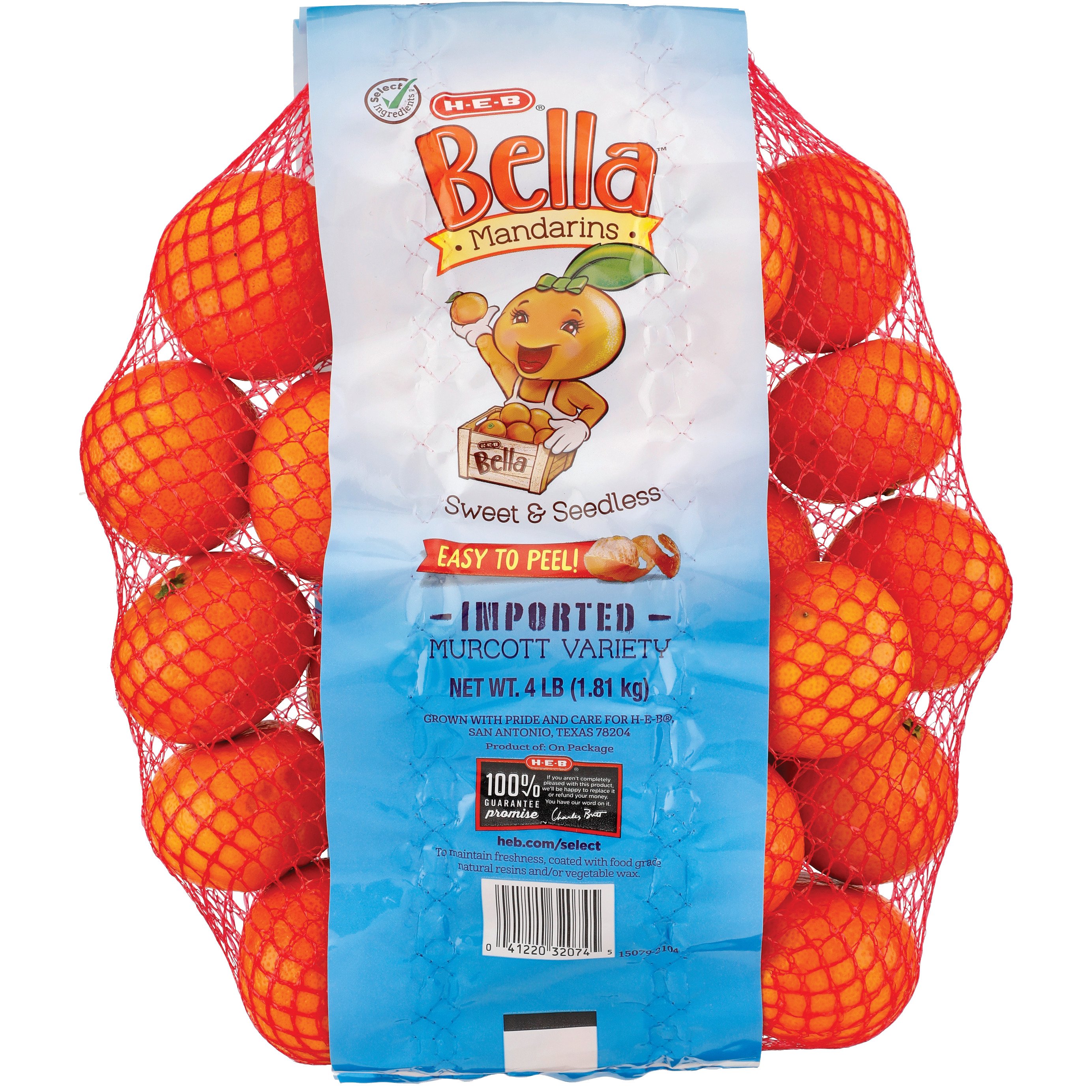 HEB Select Ingredients Bella Mandarins Shop Citrus at HEB