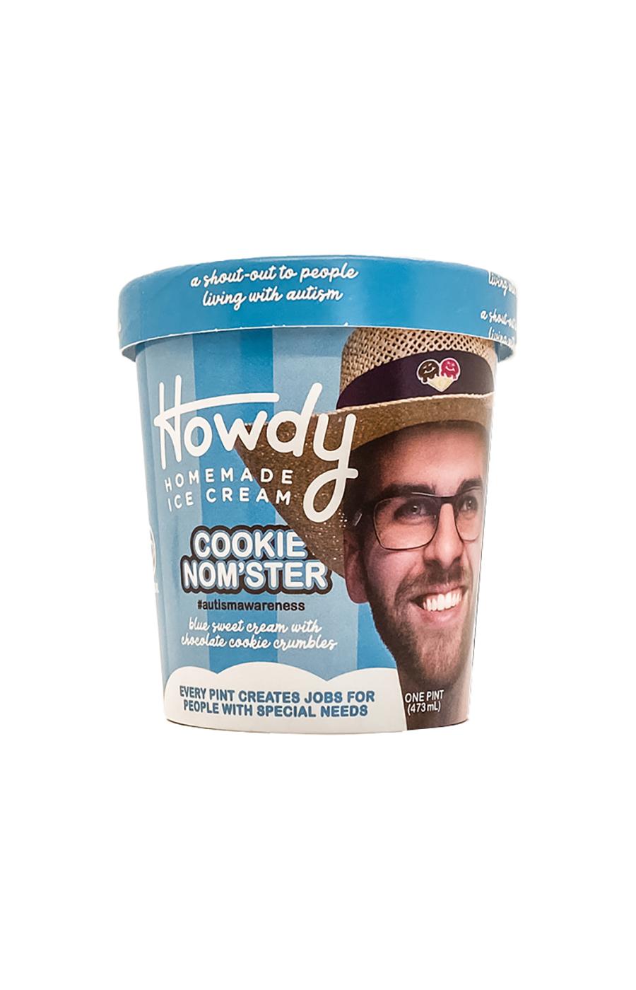 Howdy Homemade Cookie Nom'ster Ice Cream Shop Ice cream at HEB