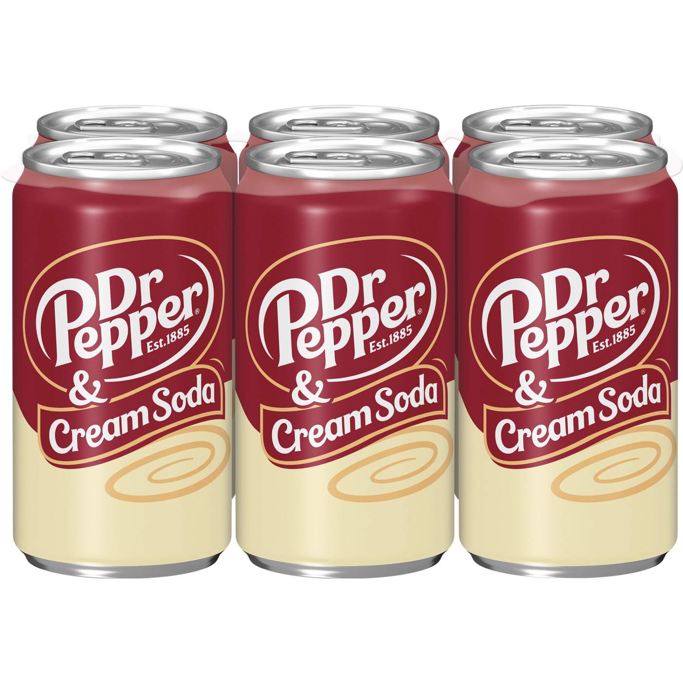 Dr Pepper & Cream Soda Mini 7.5 oz Cans; image 1 of 7