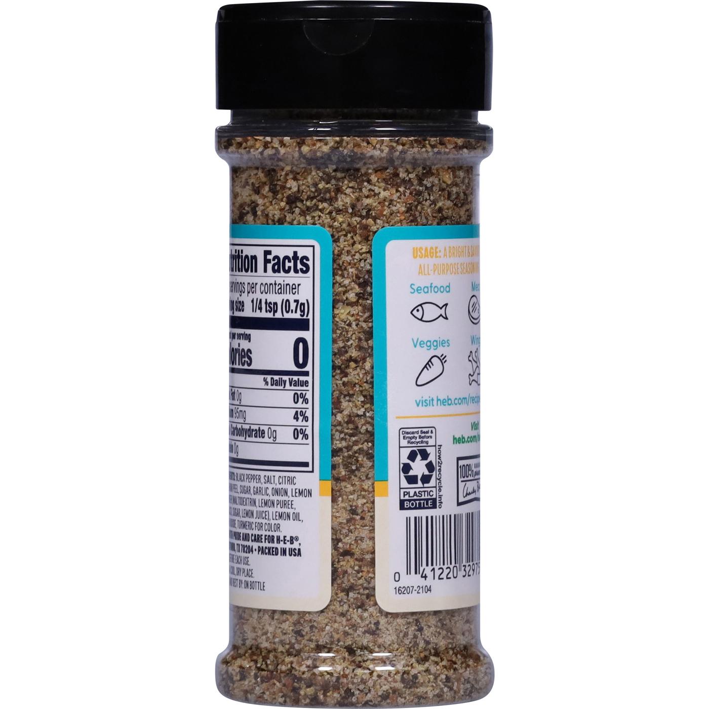 H-E-B Lemon Pepper Spice Blend; image 3 of 6