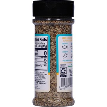 H-E-B Lemon Pepper Spice Blend, 3.88 oz