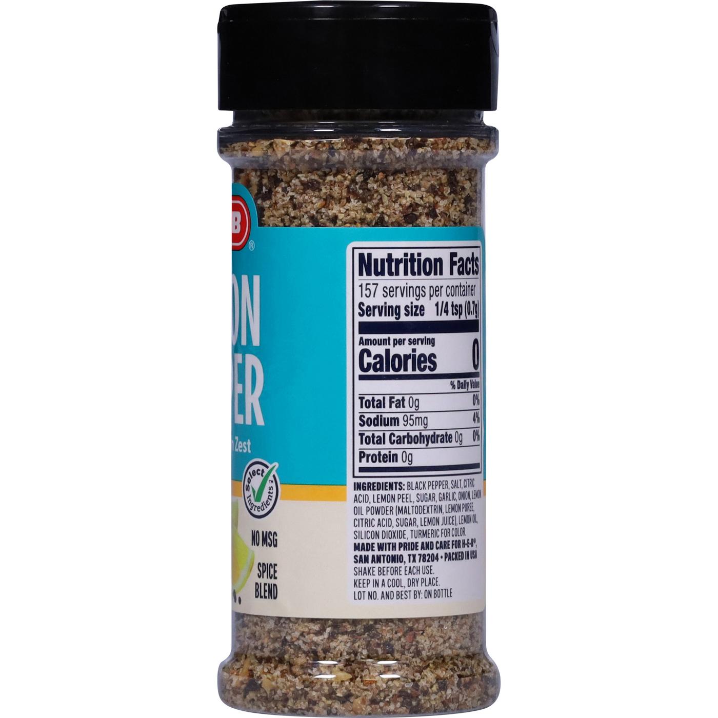H-E-B Lemon Pepper Spice Blend; image 6 of 6