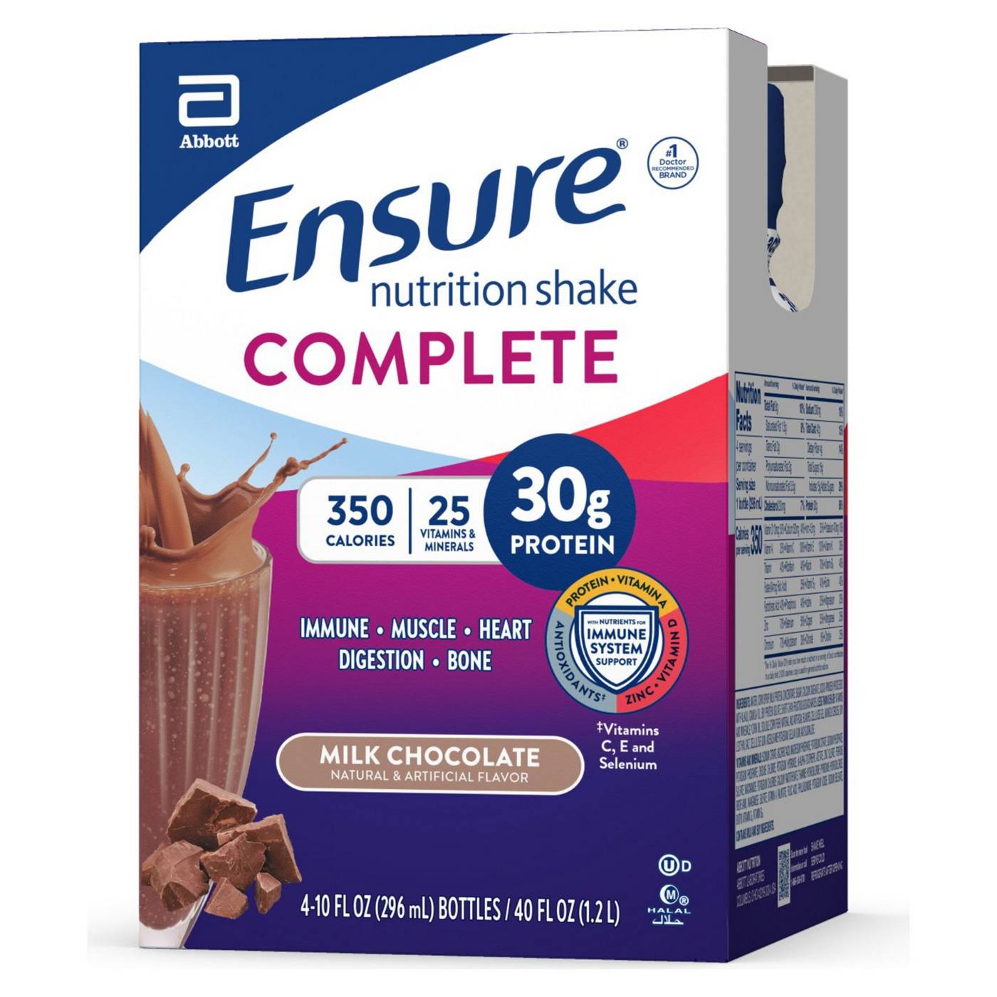Ensure COMPLETE Nutrition Shake, Chocolate, 10 fl oz; image 7 of 11