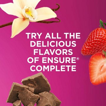 Ensure Complete 30g Protein Nutrition Shakes 4 pk Bottles - Strawberry