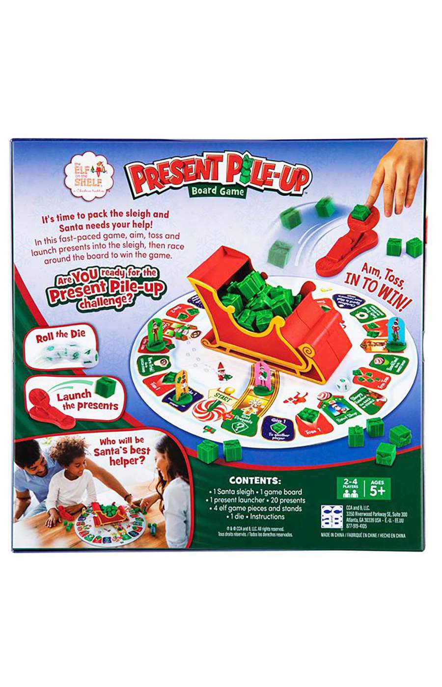 Present Pile-Up Board Game – Santa's Store: The Elf on the Shelf®