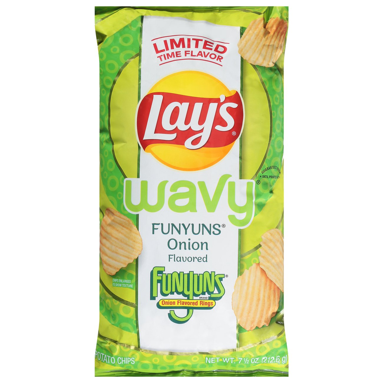 Lay's Wavy Funyuns Onion Potato Chips - Shop Chips at H-E-B