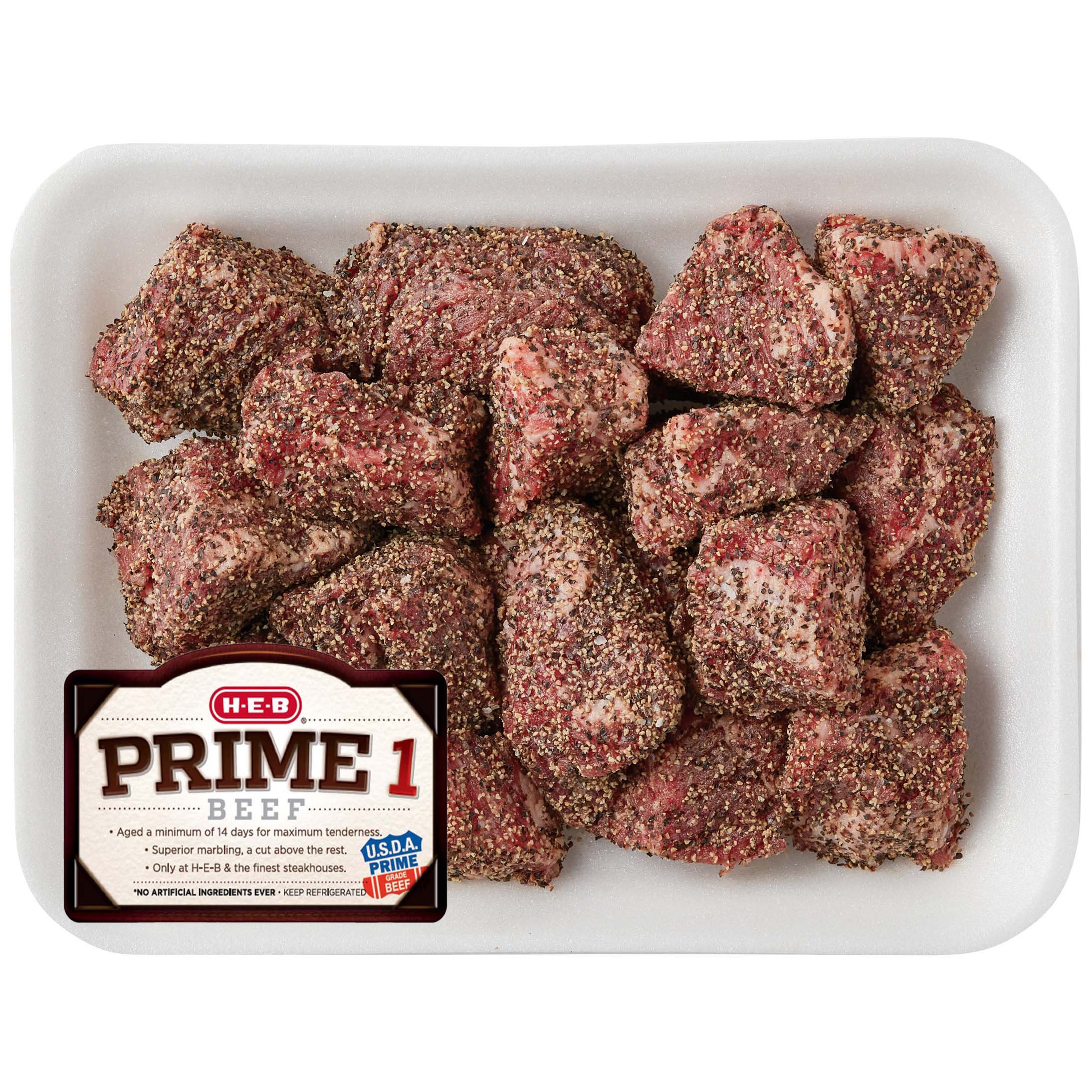 H-E-B USDA Prime Beef Brisket Chunk Seasoned Salt & Pepper - Shop Beef ...