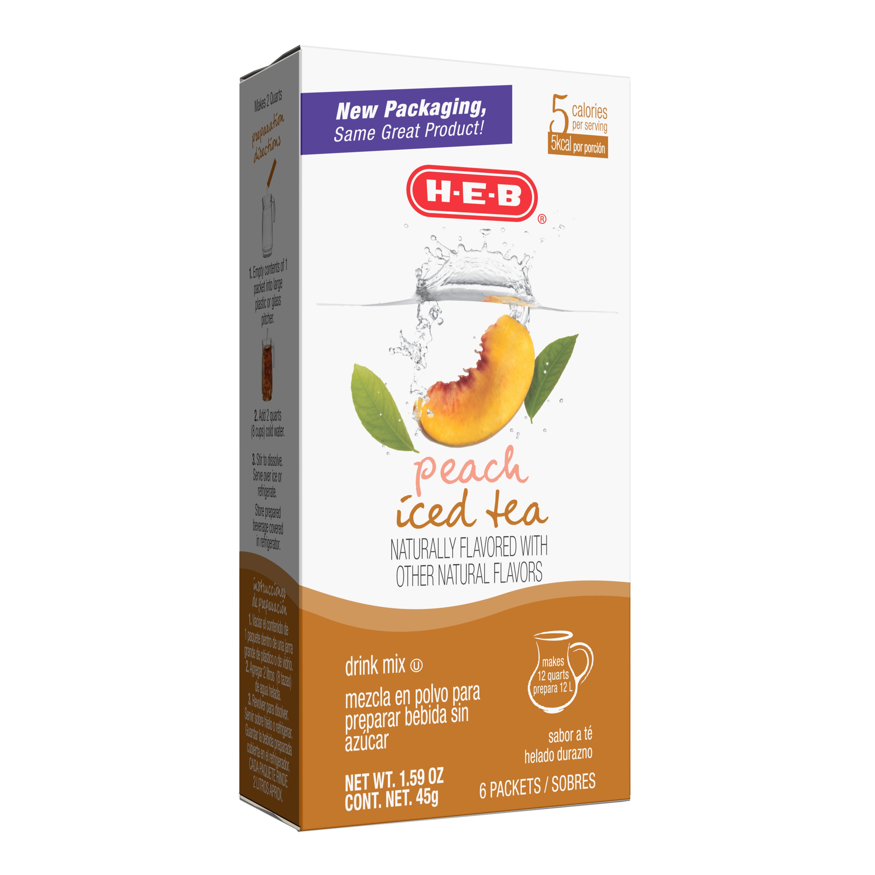 Snapple Diet Peach Tea - Shop Tea at H-E-B