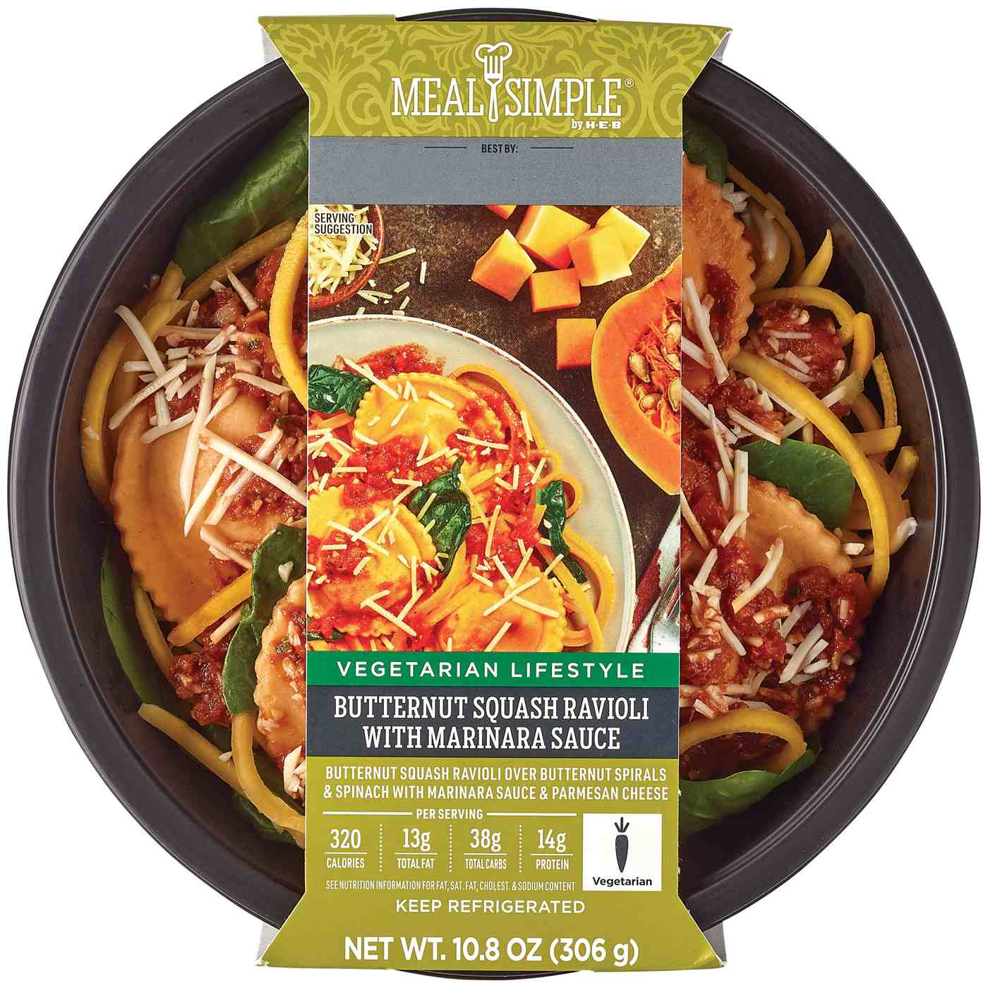 Meal Simple by H-E-B Butternut Squash Ravioli Bowl - Shop Entrees ...