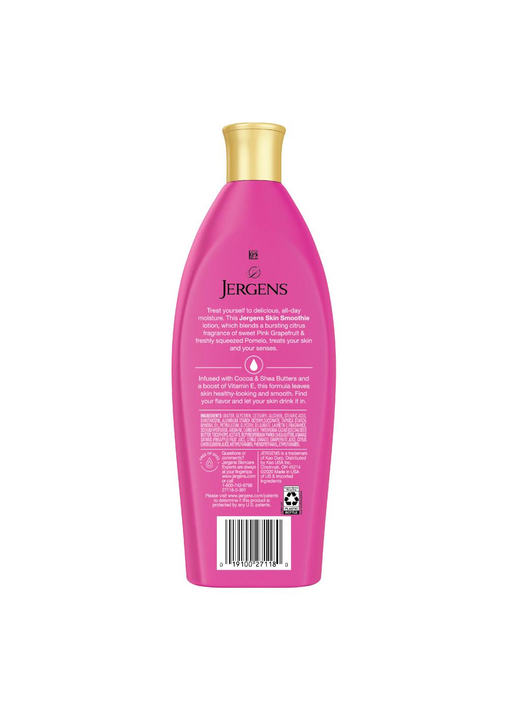 Jergens Skin Smoothie Body Lotion - Pink Grapefruit & Pomelo; image 4 of 10