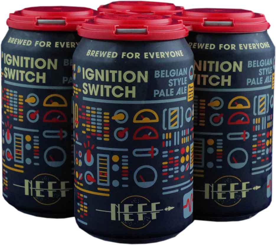 Neff Brewing Ignition Switch Belgian Style Pale Ale Beer 12 oz Cans