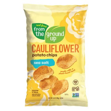 From The Ground Up Sea Salt Cauliflower Chips