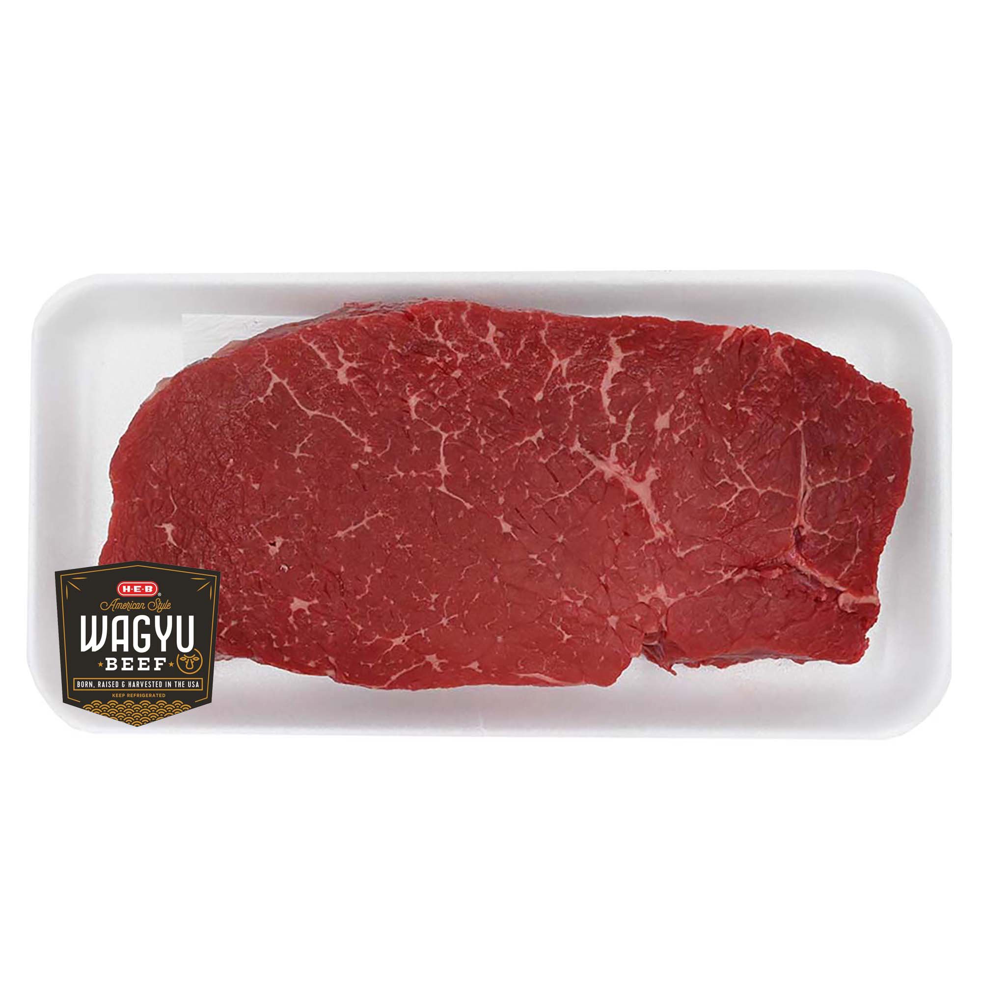 H-E-B American Style Wagyu Beef Top Round London Broil Steak - Shop ...