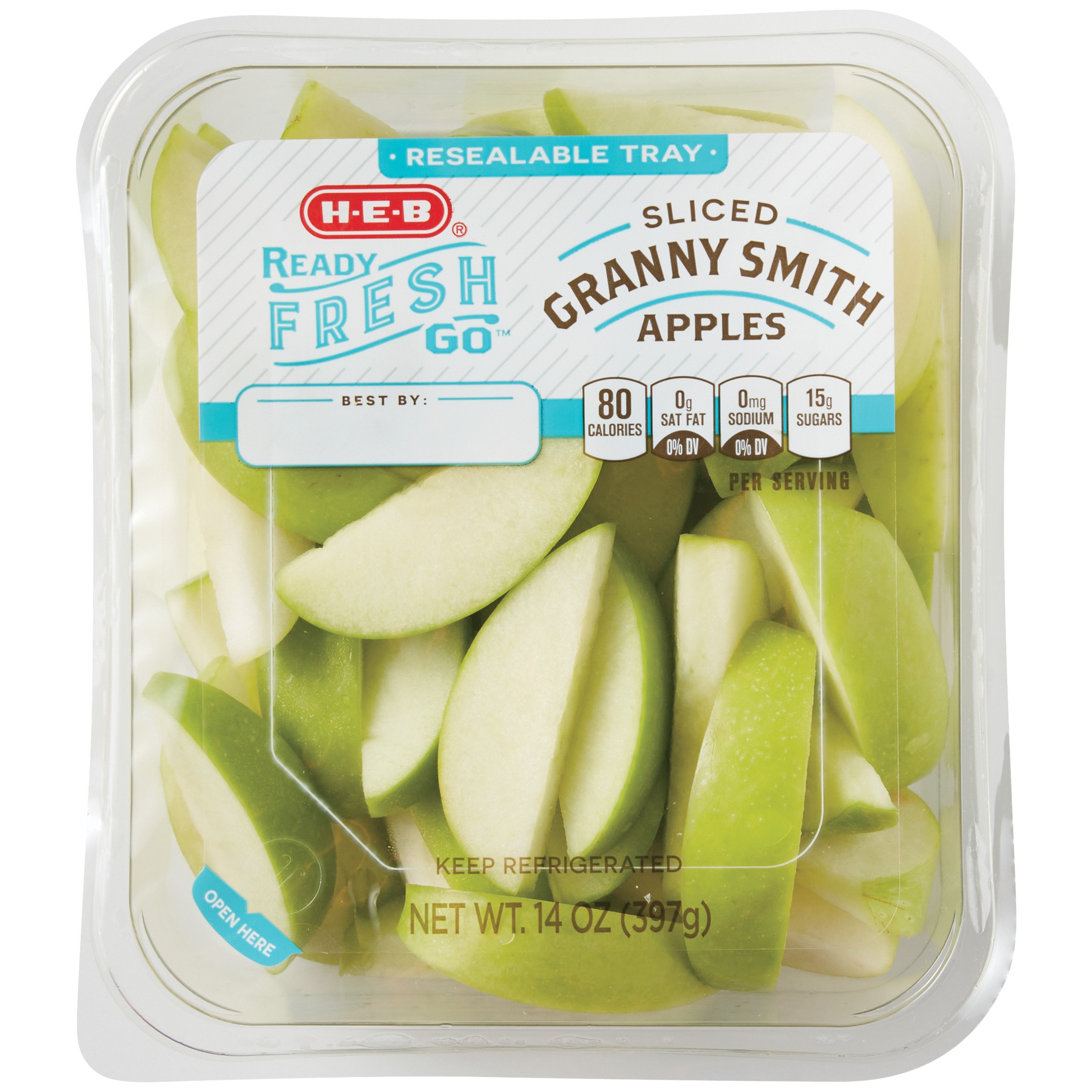 H-E-B Ready, Fresh, Go! Sliced Granny Smith Apples