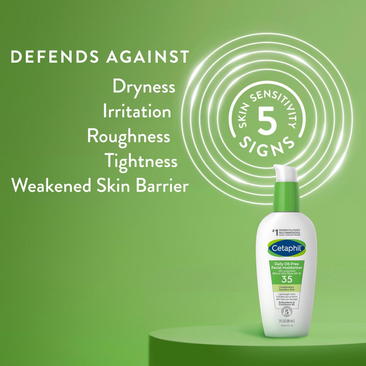 Cetaphil Daily Oil Free Facial Moisturizer - SPF 35; image 2 of 9