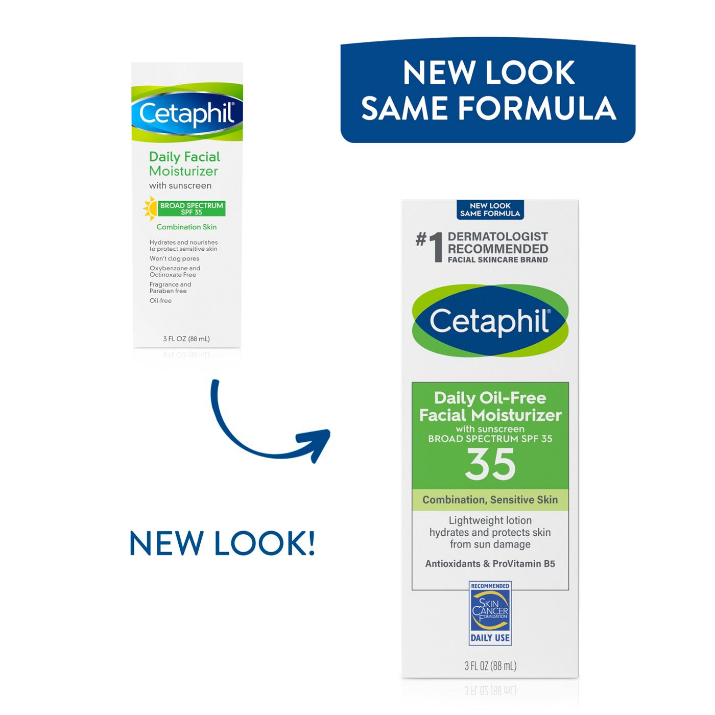Cetaphil Daily Oil Free Facial Moisturizer - SPF 35; image 6 of 9