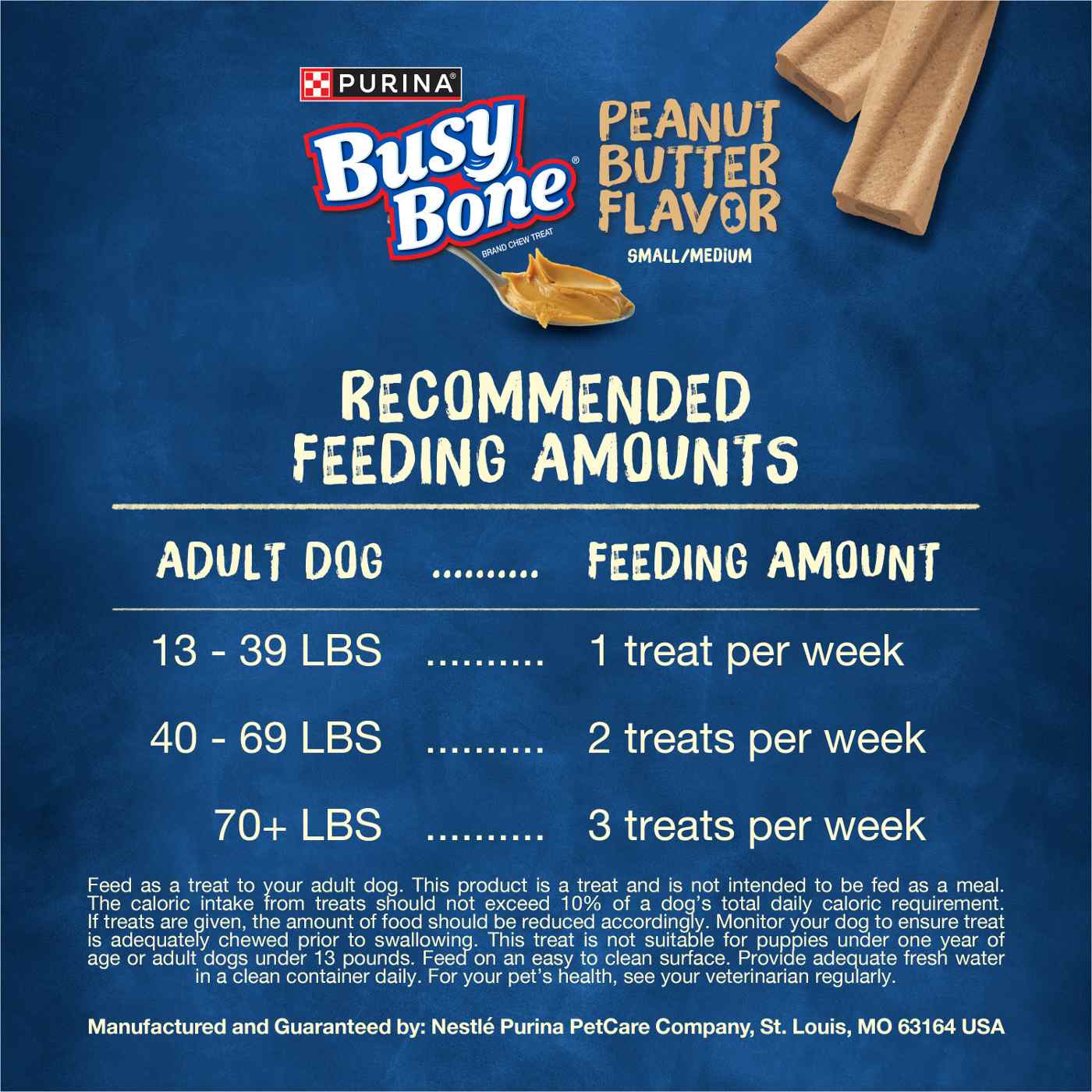 Busy Purina Bone Large Dog Chews With Peanut Butter Flavor; image 6 of 11