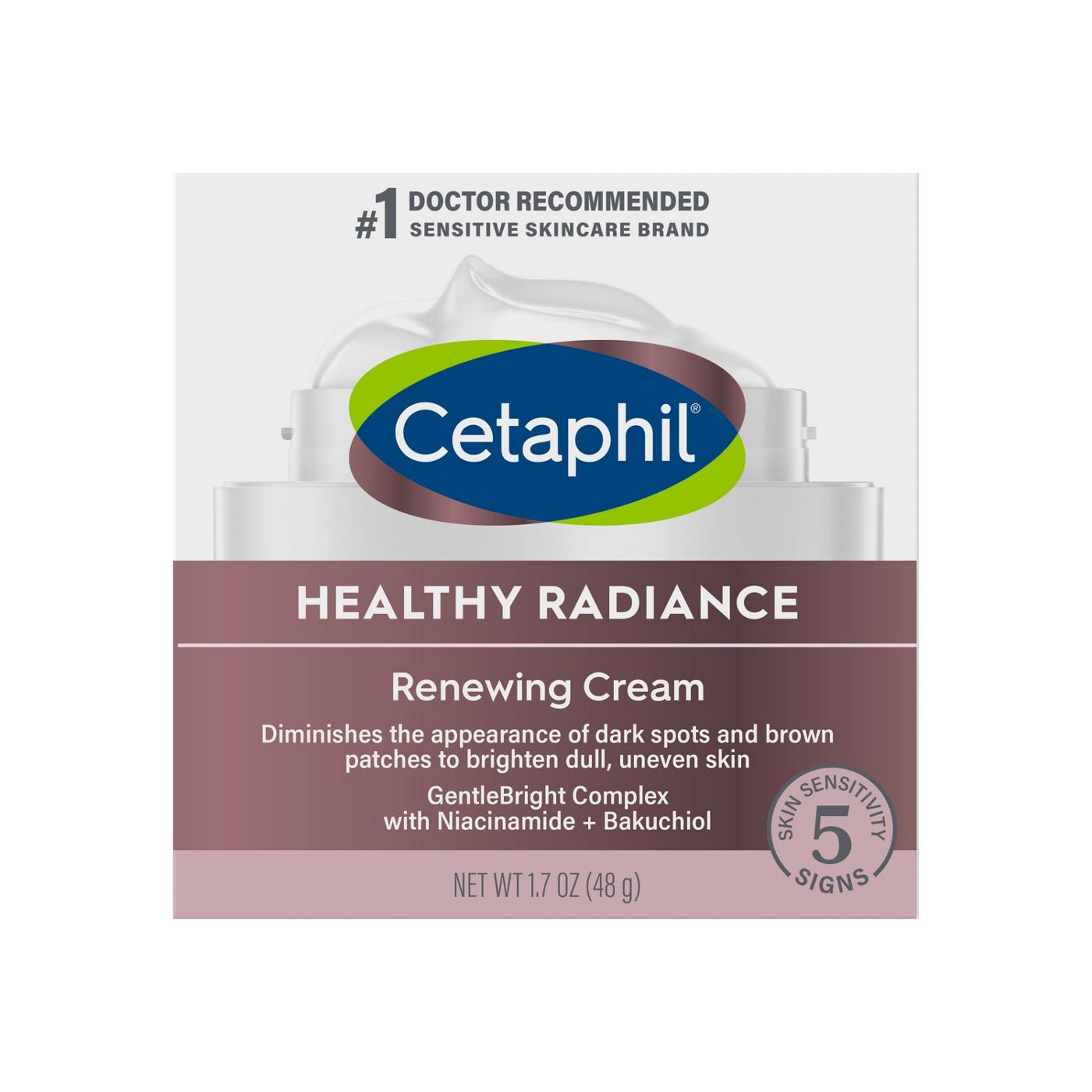 Cetaphil Healthy Radiance Renewing Cream Shop Facial moisturizer at HEB