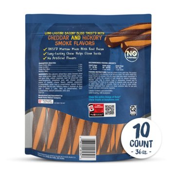 Busy Purina with Beggin’ Twist’d Adult Dog Treat - Cheddar and Hickory Smoke Flavors, 36 oz