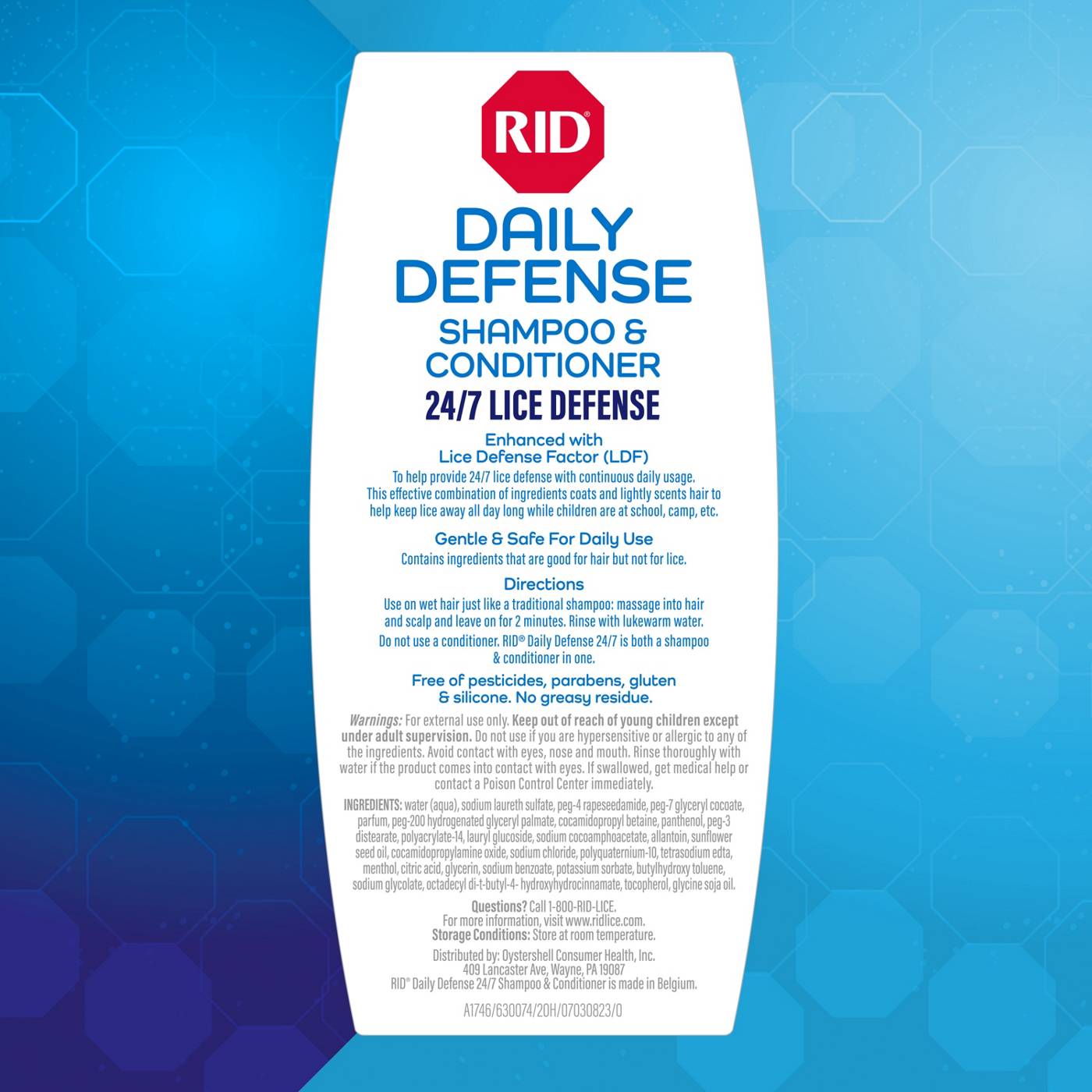 RID Daily Defense Lice Shampoo & Conditioner; image 5 of 7