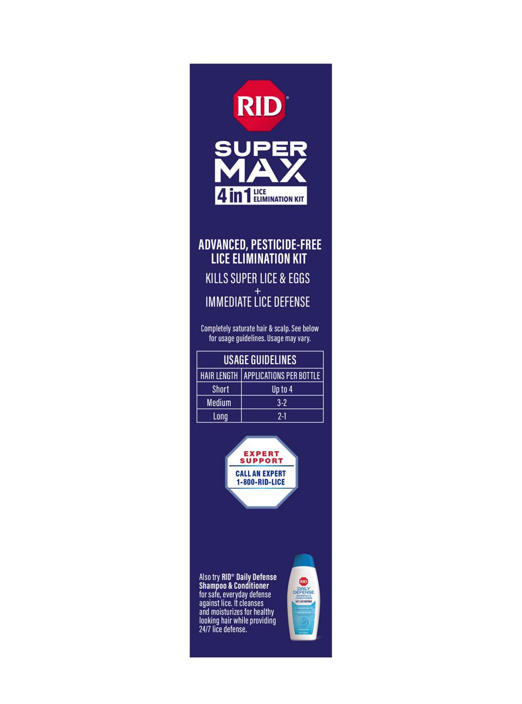 RID Super Max 4-in-1 Lice Elimination Kit; image 4 of 5