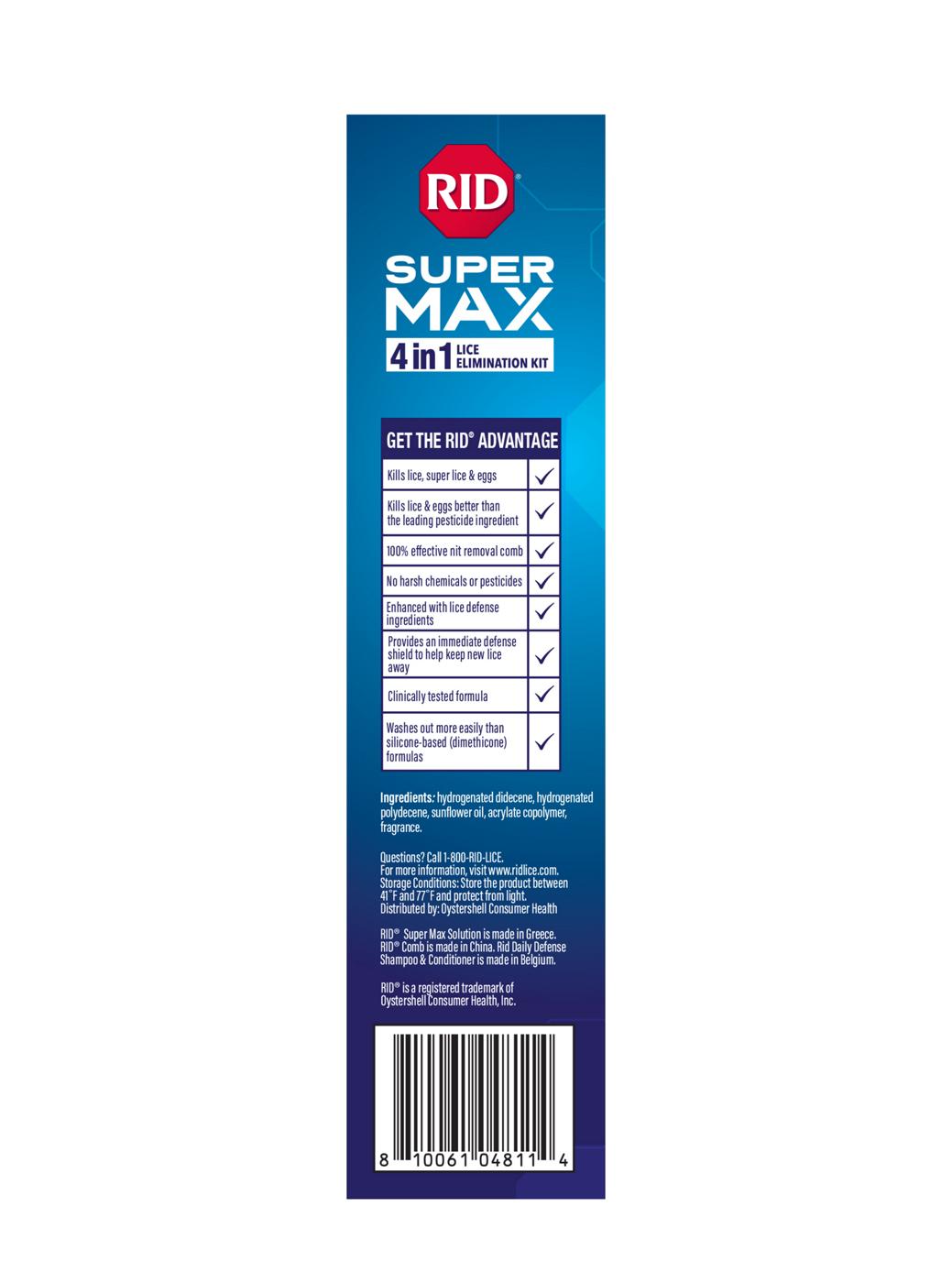 RID Super Max 4-in-1 Lice Elimination Kit; image 5 of 5