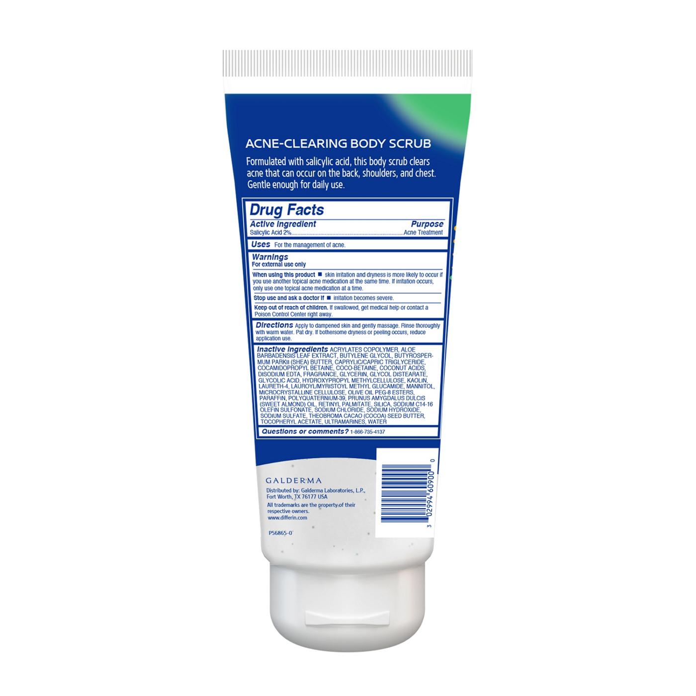 Differin Acne Clearing Body Scrub; image 4 of 8