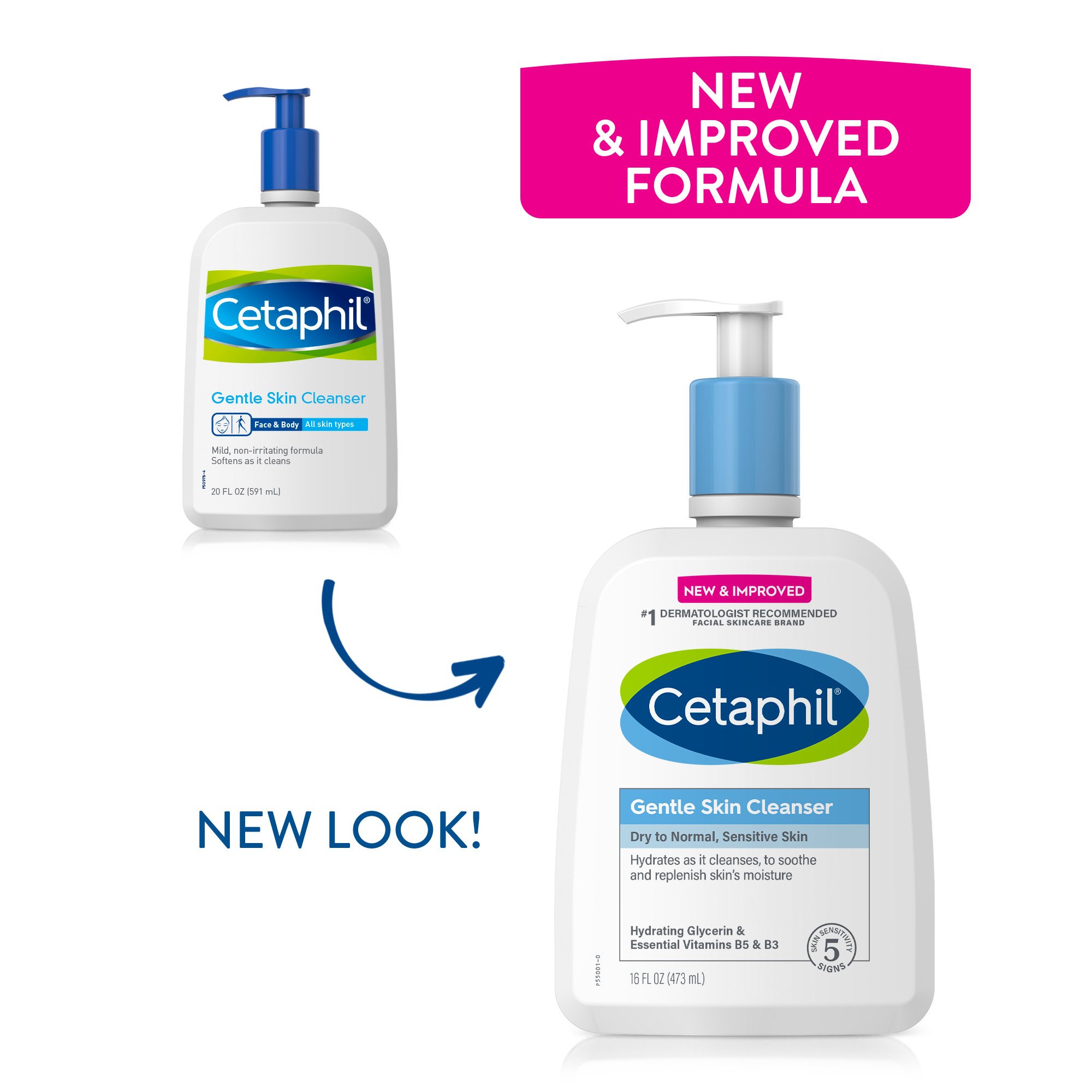 Cetaphil Daily Facial Cleanser for Normal to Oily Skin 8oz (237ml)