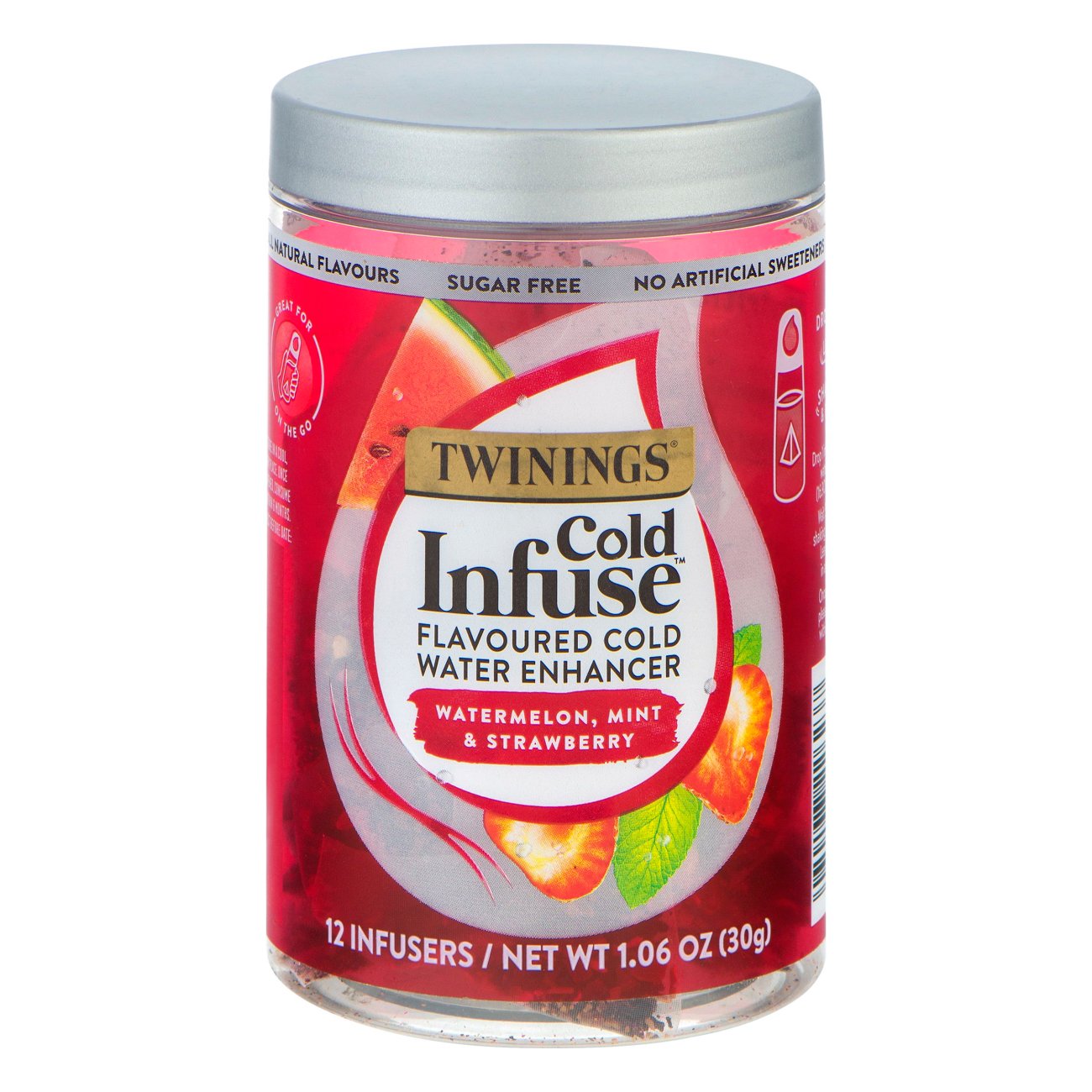 Twinings Watermelon, Mint & Strawberry Cold Infuse Water Enhancer ...