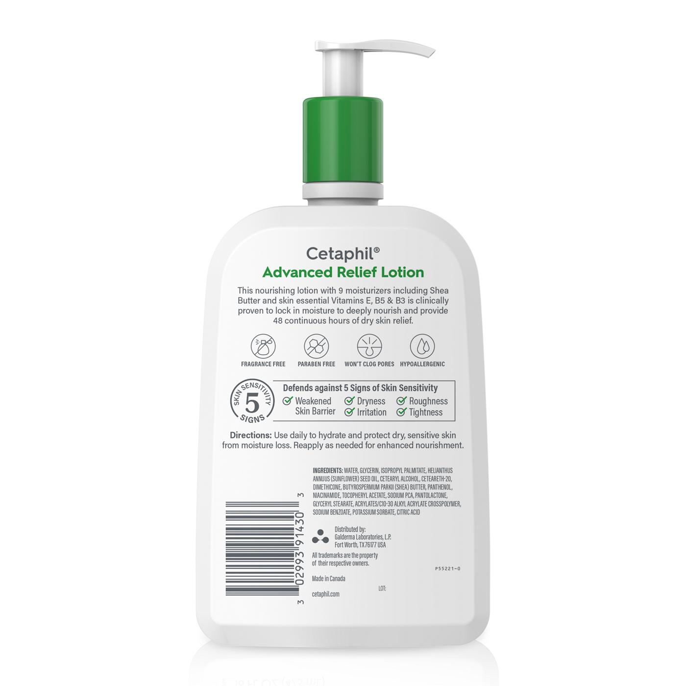 Cetaphil Advanced Relief Lotion; image 10 of 10