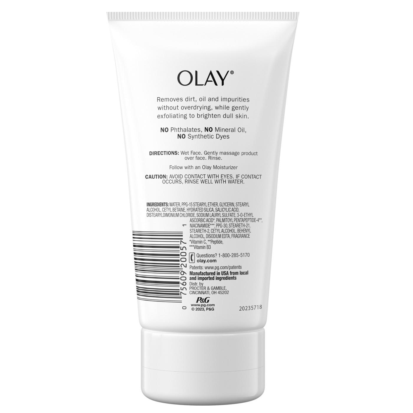 Olay Regenerist Vitamin C + Peptide 24 Facial Cleanser; image 3 of 9