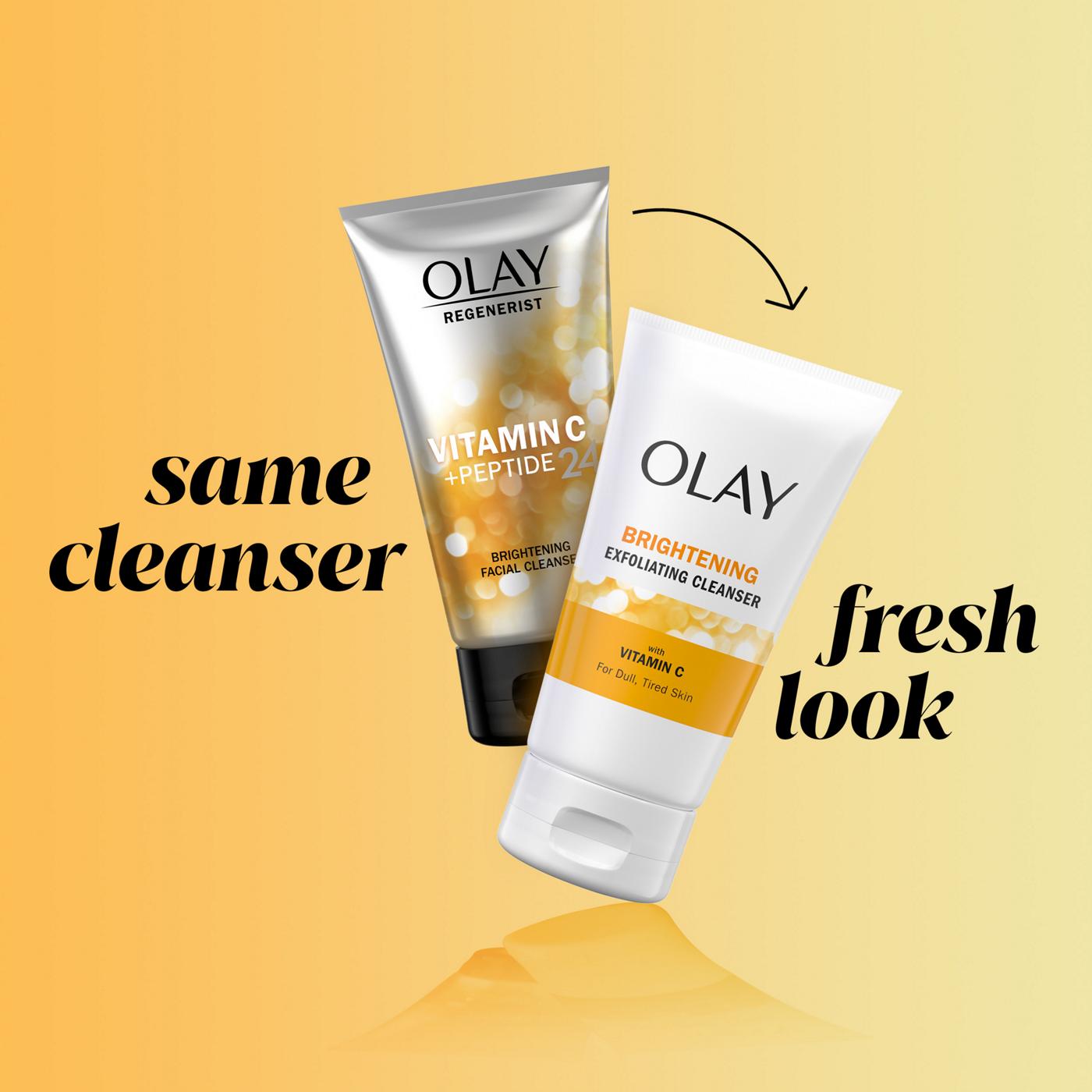 Olay Regenerist Vitamin C + Peptide 24 Facial Cleanser; image 4 of 9