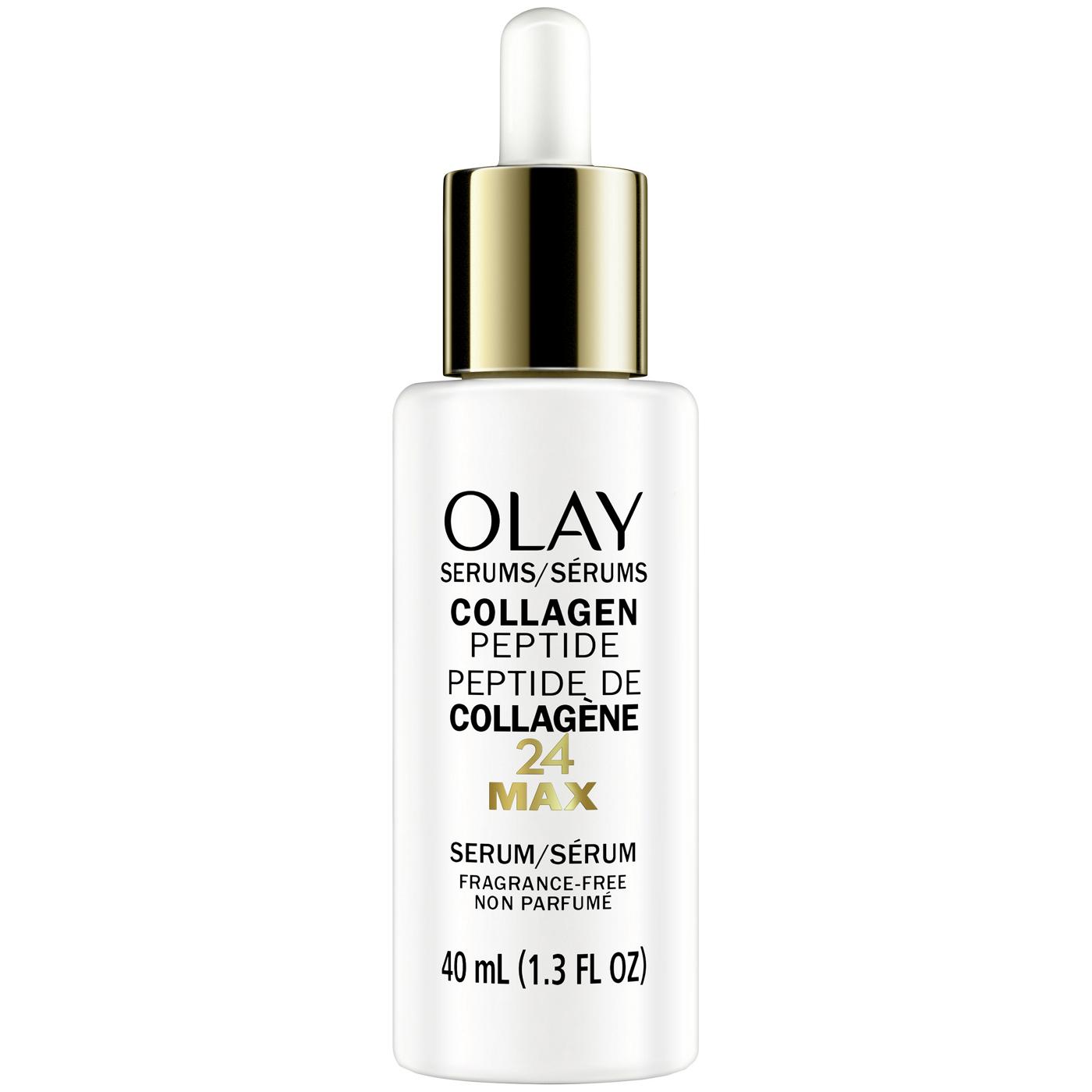 Olay Olay Collagen Peptide 24 MAX Serum, Fragrance Free - Shop Facial ...