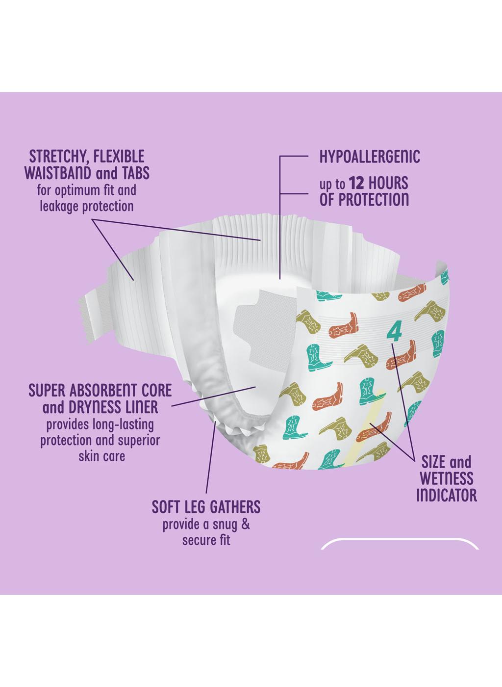 H-E-B Baby Medium Pack Diapers - Size 4; image 3 of 6