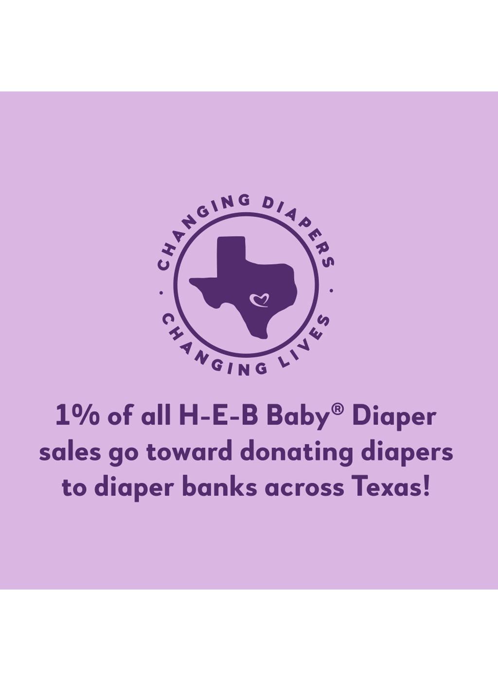 H-E-B Baby Plus Pack Diapers - Size 5; image 4 of 6