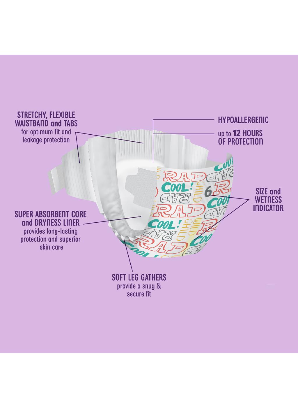 H-E-B Baby Medium Pack Diapers - Size 6; image 6 of 6