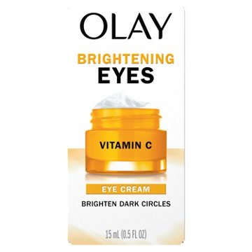 Olay BRIGHTENING EYES VITAMIN C EYE CREAM, Fragrance-Free, 0.5 oz