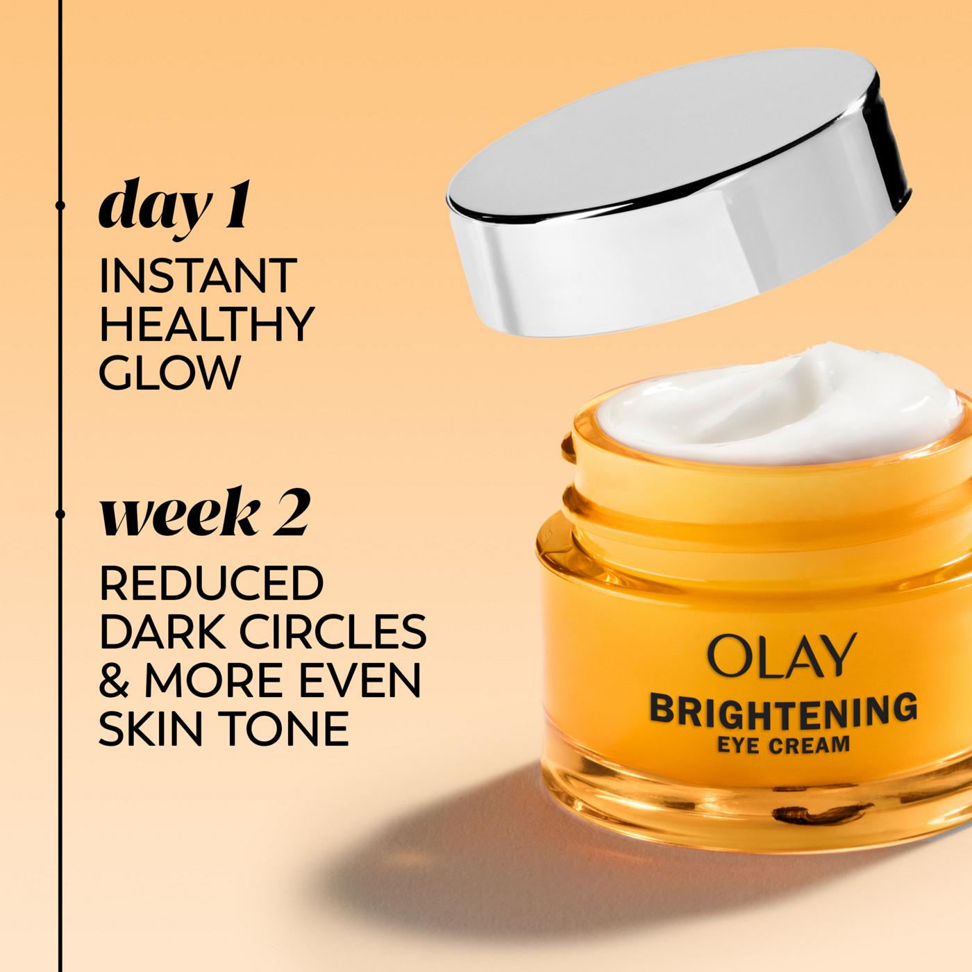 Olay BRIGHTENING EYES VITAMIN C EYE CREAM, Fragrance-Free; image 5 of 6