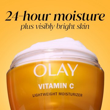 Olay Regenerist Vitamin C + Peptide 24 Hydrating Moisturizer, 0.5 oz