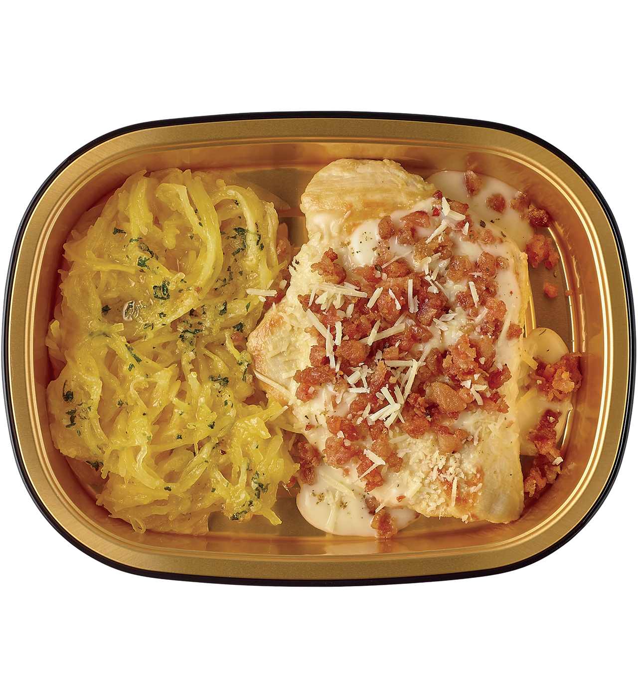 Meal Simple by H-E-B Bacon Alfredo Chicken & Spaghetti Squash; image 1 of 4