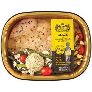 Meal Simple by H-E-B Balsamic Glazed Chicken Breast & Pesto Feta Asparagus