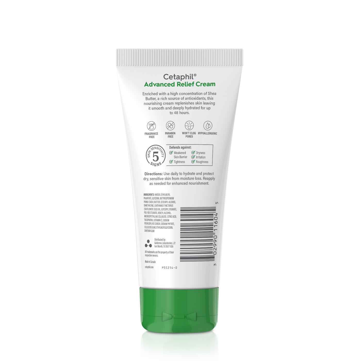 Cetaphil Advanced Relief Cream with Shea Butter; image 2 of 9