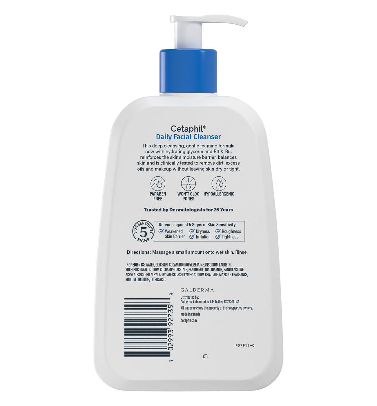 Cetaphil Daily Facial Cleanser; image 2 of 2