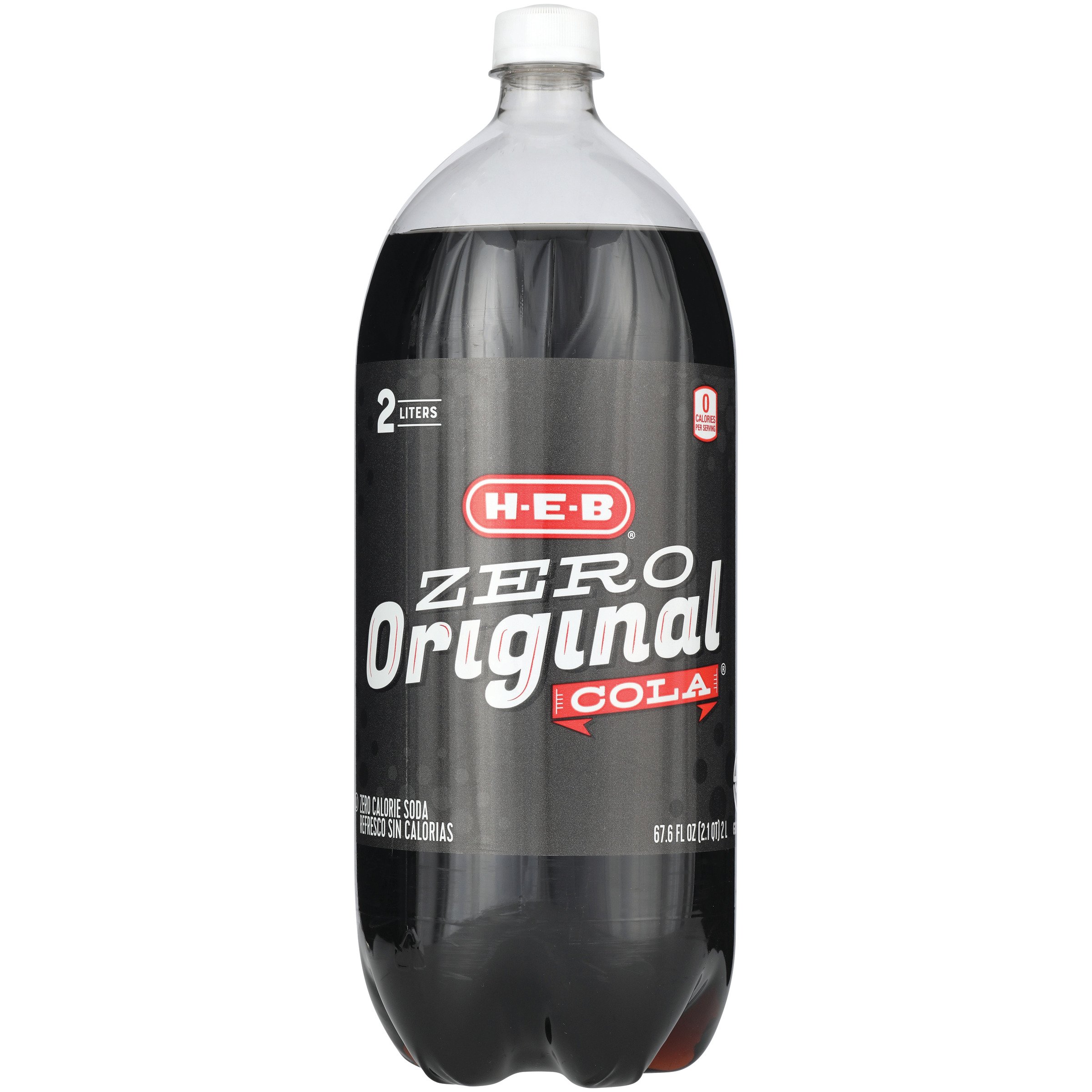 H-E-B Zero Sugar Original Cola, 2 L